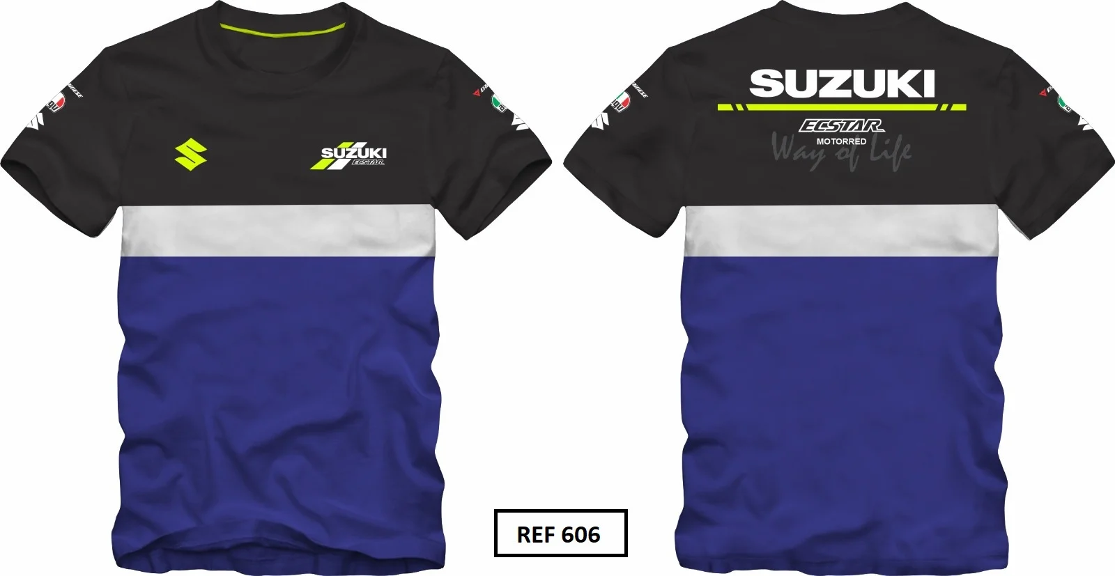 Camiseta All Boy 606 Suzuki New Preto - Spinelli Motos Boutique